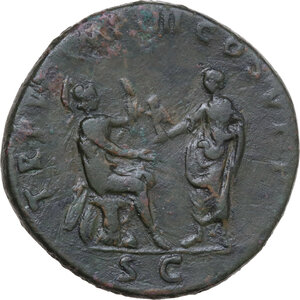 reverse: Trajan (98-117). AE Sestertius, Rome mint, 103 AD