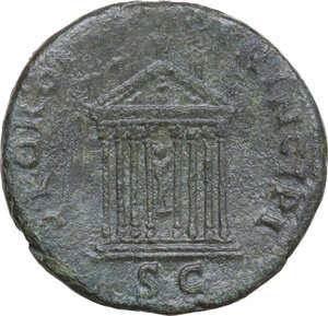 reverse: Trajan (98-117). AE As, Rome mint, 103-111