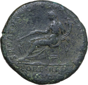 reverse: Trajan (98-117). AE Sestertius, Rome mint, 114-116