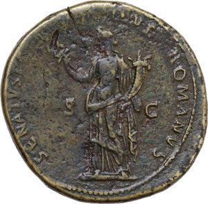 reverse: Trajan (98-117). AE Sestertius. Rome, 114-117