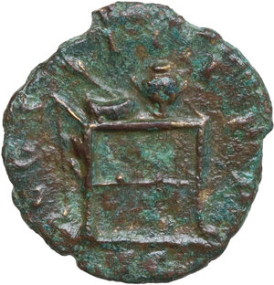 reverse: Hadrian (117-138). AE Quadrans. Rome mint