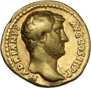 obverse: Hadrian (117-138). AV Aureus, Rome mint, 136 AD