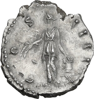reverse: Antoninus Pius (138-161). AE Denarius, Rome mint, 152-153