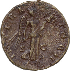 reverse: Antoninus Pius (138-161). AE Sestertius. Rome, 143-144
