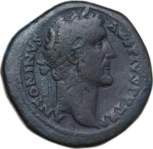 obverse: Antoninus Pius (138-161). AE Sestertius, 145-161