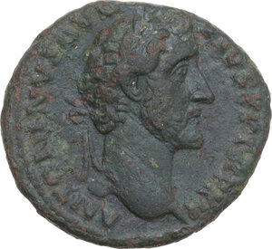 obverse: Antoninus Pius (138-161). AE As, Rome mint, 148-149