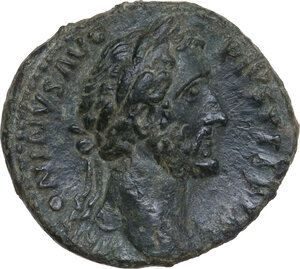 obverse: Antoninus Pius (138-161). AE As, Rome mint, 151-152