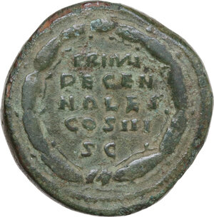 reverse: Marcus Aurelius (161-180). AE Sestertius. Rome mint, 170-171