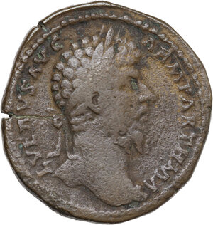 obverse: Lucius Verus (161-169). AE Sestertius, Rome mint, 166-167