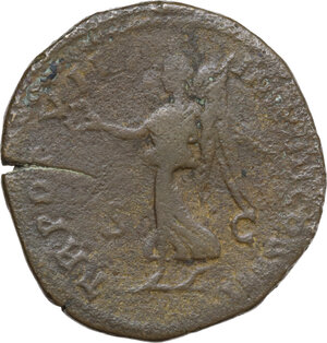 reverse: Lucius Verus (161-169). AE Sestertius, Rome mint, 166-167