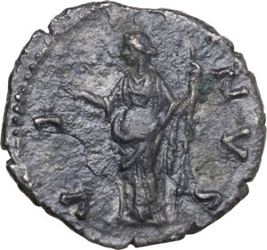 reverse: Lucilla, wife of Lucius Verus (died 183 AD). AR Denarius, Rome mint, 164-180