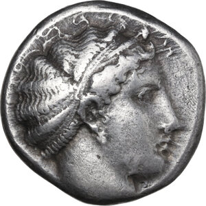 obverse: Southern Lucania, Metapontum. AR Stater, 430-400 BC