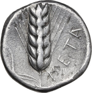 reverse: Southern Lucania, Metapontum. AR Stater, 430-400 BC