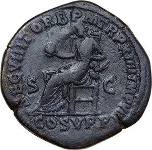 reverse: Commodus (177-193). AE Sestertius, Rome mint, 188-189