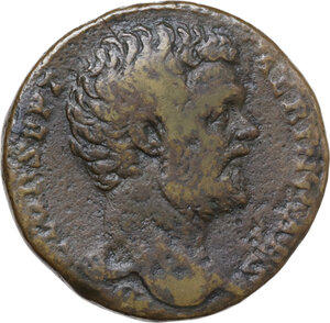 obverse: Clodius Albinus (193-197). AE Sestertius, Rome mint, 194-195