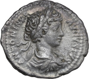 obverse: Caracalla (198-217). AR Denarius, Rome mint, 199-200