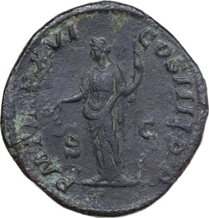 reverse: Caracalla (198-217). AE Sestertius, Rome mint, 213 AD