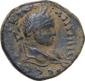 obverse: Caracalla (198-217). AE Tetradrachm, Seleucis and Pieria, Antioch ad Orontem mint (Syria)