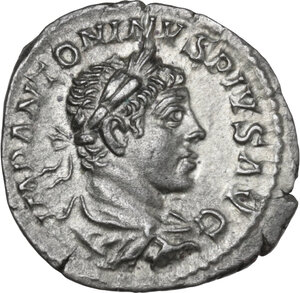 obverse: Elagabalus (218-222). AR Denarius, Rome mint, 218-222