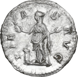 reverse: Julia Maesa (died 225 AD). AR Denarius, Rome mint, 218-222