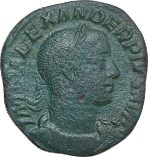 obverse: Severus Alexander (222-235). AE Sestertius, Rome mint, 234 AD