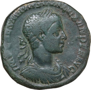 obverse: Severus Alexander (222-235). AE Sestertius, Rome mint, 222-231