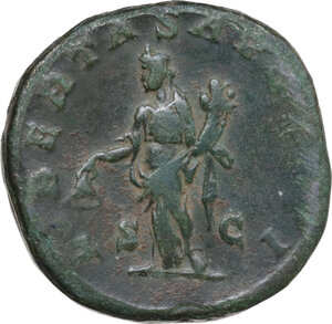 reverse: Severus Alexander (222-235). AE Sestertius, Rome mint, 222-231