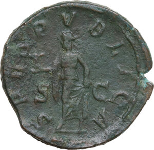 reverse: Severus Alexander (222-235). AE Sestertius, 232 AD