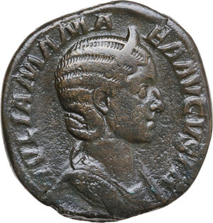 obverse: Julia Mamaea (died 235 AD). AE Sestertius, Rome mint, 222-235
