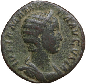 obverse: Julia Mamaea (died 235 AD). AE Sestertius, Rome mint