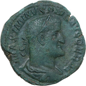 obverse: Maximinus I (235-238). AE Sestertius. Rome mint, 236-238