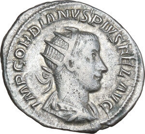 obverse: Gordian III (238-244). AR Antoninianus, c. 242-243