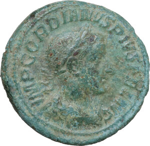 obverse: Gordian III (238-244). AE As, 248 AD