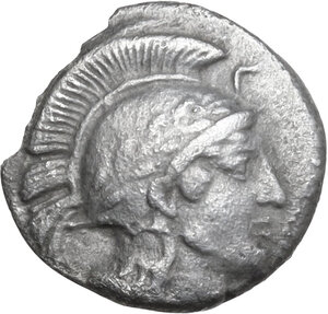 obverse: Southern Lucania, Thurium. AR Triobol, 443-400 BC