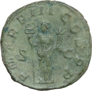 reverse: Philip I (244-249). AE Sestertius, Rome mint, 246 AD