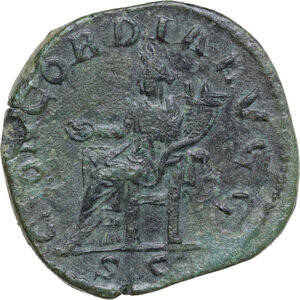 reverse: Otacilia Severa, wife of Philip I (244-249). AE Sestertius, 244-249
