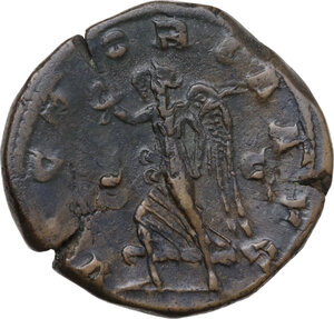 reverse: Trajan Decius (249-251). AE Sestertius, Rome mint