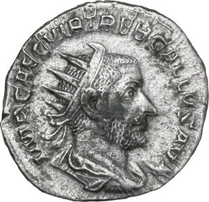 obverse: Trebonianus Gallus (251-253). AR Antoninianus, Rome mint, 251-253