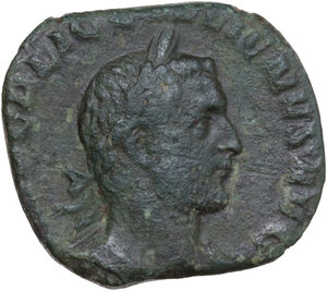 obverse: Gallienus (253-268). Joint reign. AE Sestertius, Rome mint, 254 AD