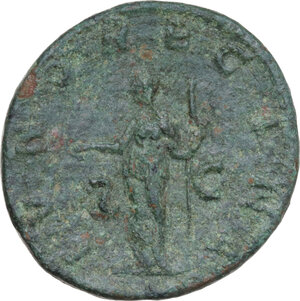 reverse: Salonina, wife of Gallienus (died 268 AD). AE Sestertius, Rome mint, 255-256