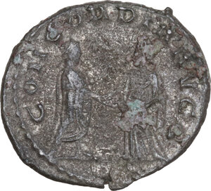reverse: Salonina, wife of Gallienus (died 268 AD). AR Antoninianus, Asia mint, 255-258