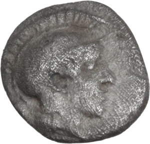 obverse: Southern Lucania, Thurium. AR Diobol, 443-400 BC