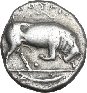 reverse: Southern Lucania, Thurium. AR Didrachm, 350-300 BC