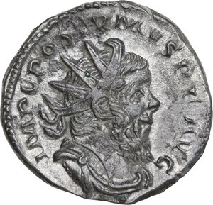 obverse: Postumus (259-268). AR Antoninianus, Lugdunum mint, 260-269