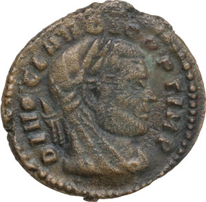 obverse: Divus Claudius II Gothicus (died AD 270). AE 16 mm, Rome mint, struck under Licinius, 317-318