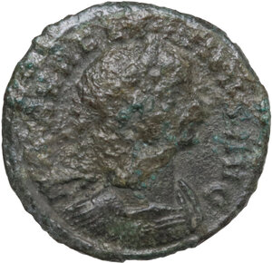 obverse: Aurelian (270-275). AE Denarius (debased), Rome mint, 270-275
