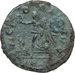 reverse: Aurelian (270-275). AE Denarius (debased), Rome mint, 270-275