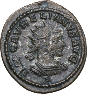 obverse: Aurelian with Vabalathus (270-275). AR Antoninianus, Antioch mint, 270-275