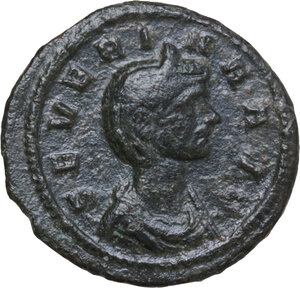 obverse: Severina, wife of Aurelian (270-275). BI Denarius, Rome mint, 270-275