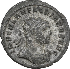 obverse: Florianus (276 AD). AR Antoninianus, Serdica mint, 276 AD